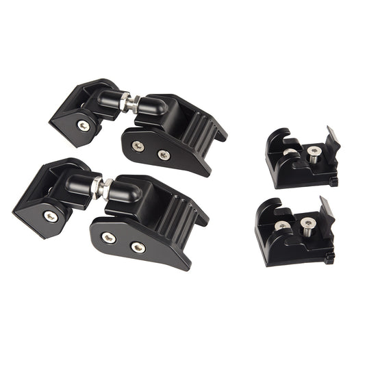 RUGGED RIDGE | 11210.11 | 07-17 Wrangler Hood Catch Black Alum