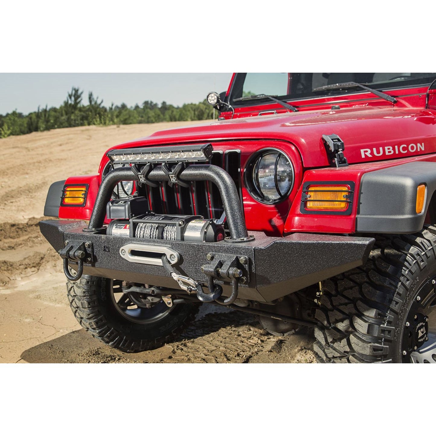 RUGGED RIDGE | 11210.15 | Hood Catches, Black Aluminum, 97-06 Jeep Wrangler
