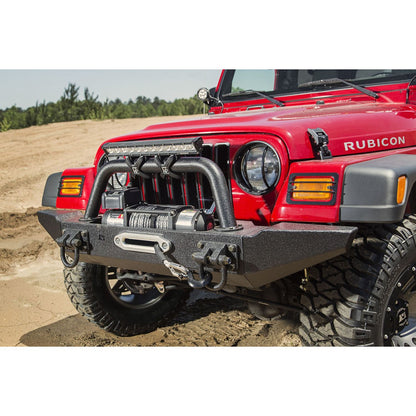 RUGGED RIDGE | 11210.15 | Hood Catches, Black Aluminum, 97-06 Jeep Wrangler