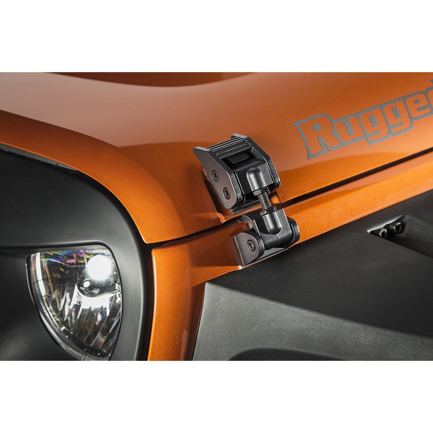 RUGGED RIDGE | 11210.17 | 07-17 Jeep Wrangler Hood Catches Textured Black