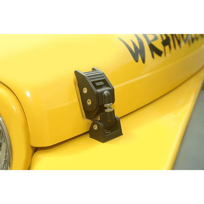 RUGGED RIDGE | 11210.18 | 97-06 Jeep Wrangler Hood Catches Textured Black