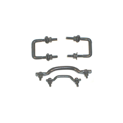 RUGGED RIDGE | 11211.01 | Windshield Tie Down Kit, 55-95 Cj & Wrangler, Black