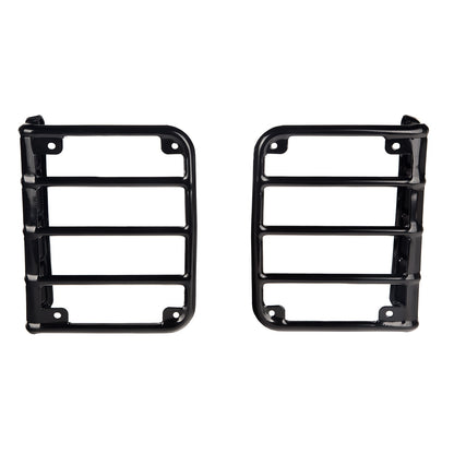 RUGGED RIDGE | 11226.02 | Euro Guard Pair Tail Light Black Jk Wrangler Oe Style 07-18