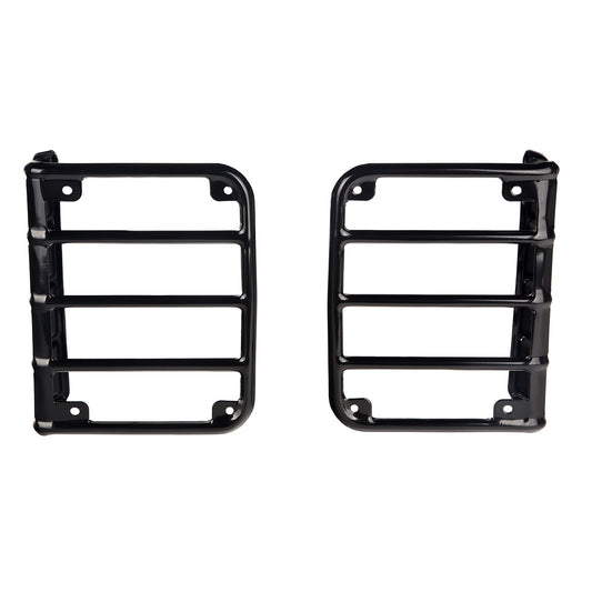 RUGGED RIDGE | 11226.02 | Euro Guard Pair Tail Light Black Jk Wrangler Oe Style 07-18