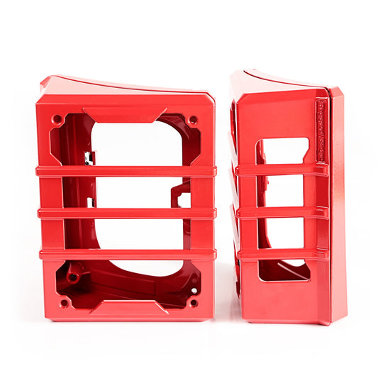 RUGGED RIDGE | 11226.06 | Elite Tail Light Guards, Red; 07-17 Wrangler Jk