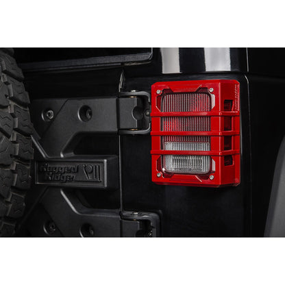 RUGGED RIDGE | 11226.06 | Elite Tail Light Guards, Red; 07-17 Wrangler Jk