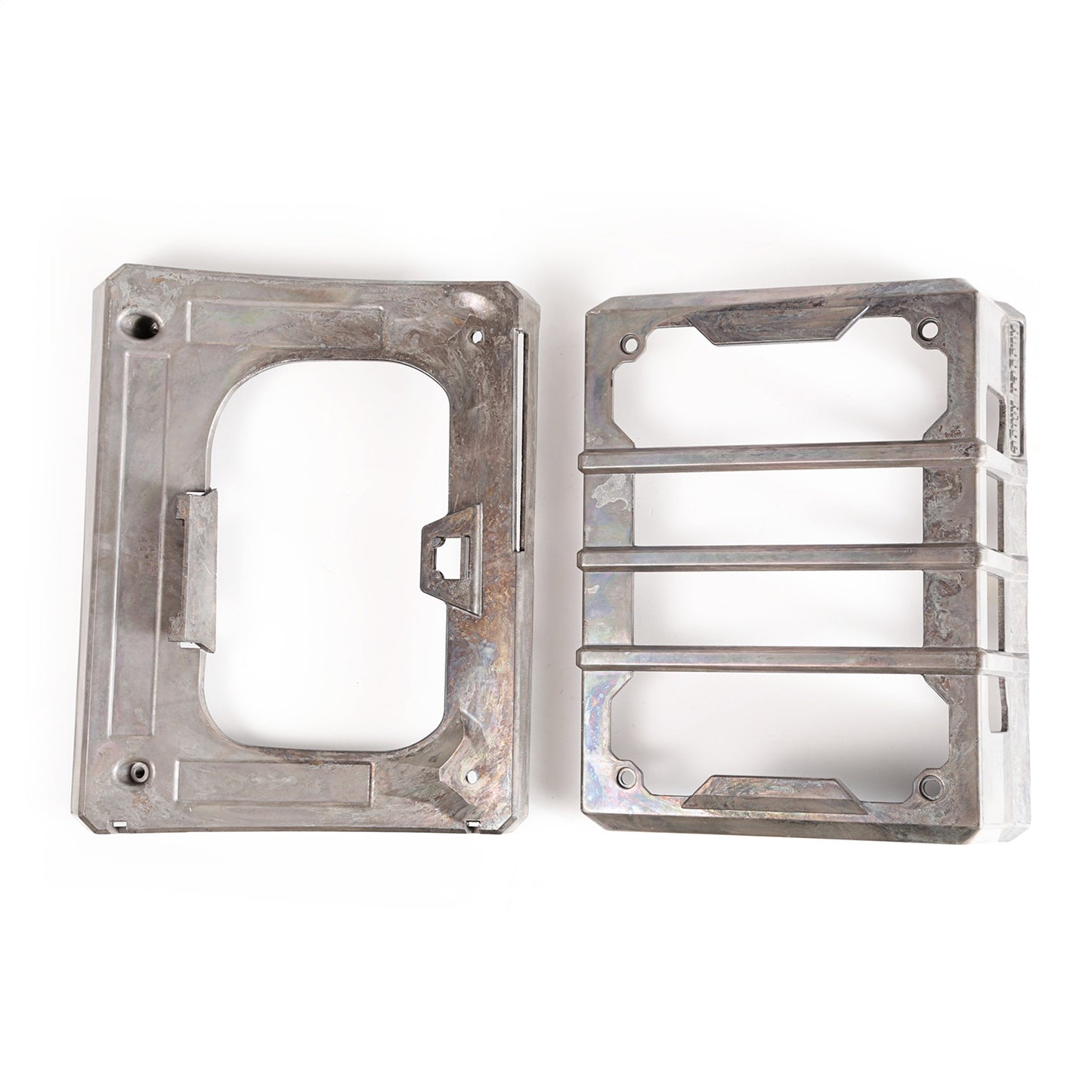 RUGGED RIDGE | 11226.07 | Elite Tail Light Guards, Raw; 07-17 Wrangler Jk