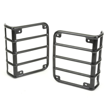 RUGGED RIDGE | 11226.11 | Tail Light Euro Guards, Tex. Black, 07-15 Wrangler