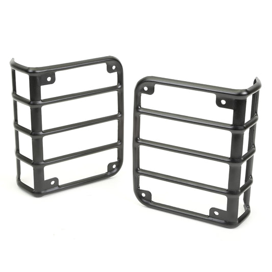 RUGGED RIDGE | 11226.11 | Tail Light Euro Guards, Tex. Black, 07-15 Wrangler