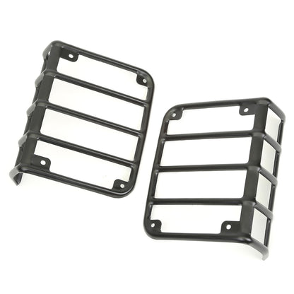 RUGGED RIDGE | 11226.11 | Tail Light Euro Guards, Tex. Black, 07-15 Wrangler