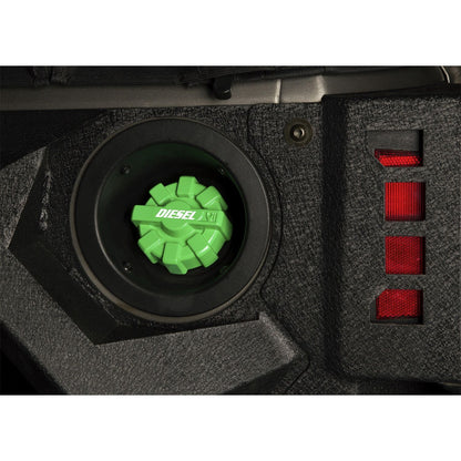 RUGGED RIDGE | 11229.13 | Elite Fuel Cap, Aluminum, Green, 01-18 Jeep Wrangler Tj/Lj/Jk/Jku