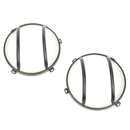 RUGGED RIDGE | 11230.11 | Headlight Euro Guards, Tex. Black, 07-15 Wrangler