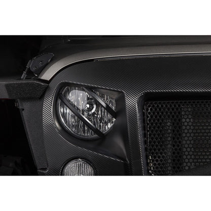 RUGGED RIDGE | 11230.13 | Elite, Pivotal Headlight Euro Guard, Blk; 07-18 Jk