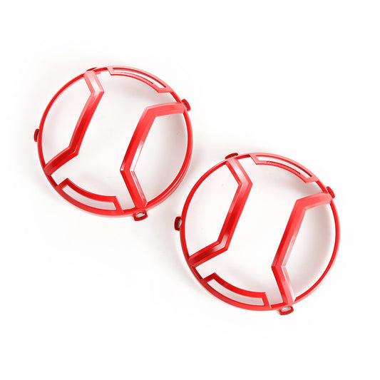 RUGGED RIDGE | 11230.15 | Elite Headlight Euro Guards, Red; 07-17 Jk/Jku