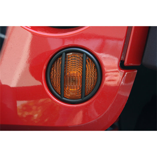 RUGGED RIDGE | 11231.11 | Euroguard Park Light Black Pair Jk Wrangler 07-16
