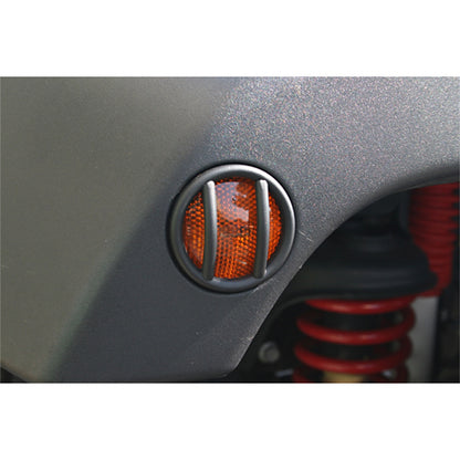 RUGGED RIDGE | 11231.12 | Euro Guard Pair Side Marker Black Jk Wrangler 07-16