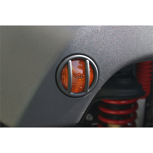 RUGGED RIDGE | 11231.12 | Euro Guard Pair Side Marker Black Jk Wrangler 07-16
