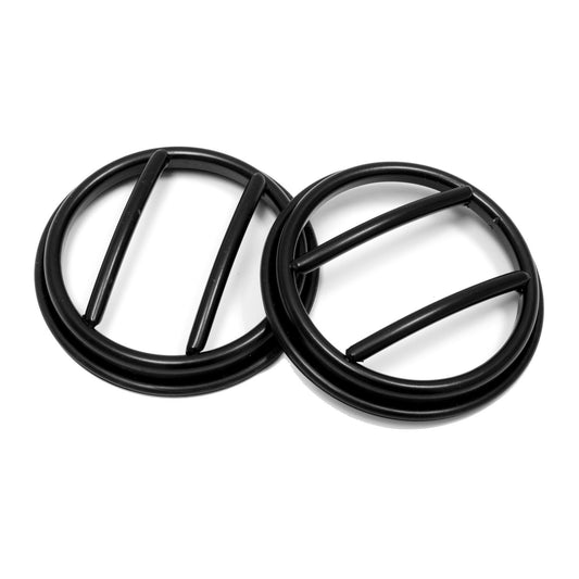 RUGGED RIDGE | 11231.13 | Fog Light Euro Guards,Black, 07-16 Jeep Wrangler