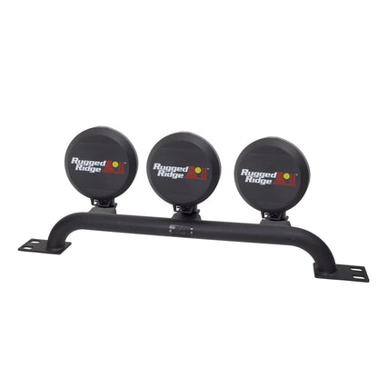 RUGGED RIDGE | 11232.02 | Light Bar, Bumper Mounted, Textured Black,Jeep Wrangler (Tj) 97-06