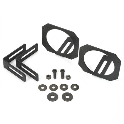 RUGGED RIDGE | 11232.23 | 07-15 Jeep Wrangler Led Light Mount Brackets Circle