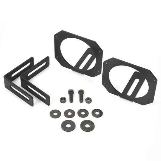 RUGGED RIDGE | 11232.23 | 07-15 Jeep Wrangler Led Light Mount Brackets Circle