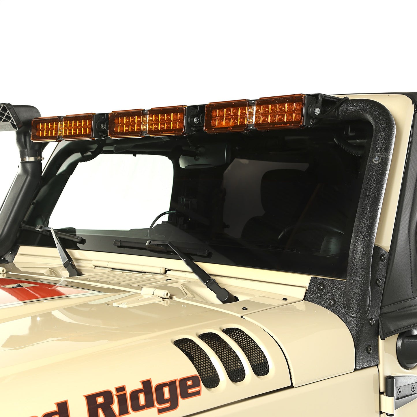 RUGGED RIDGE | 11232.25 | Windshield Led Light Bar, 07-15 Jeep Wrangler