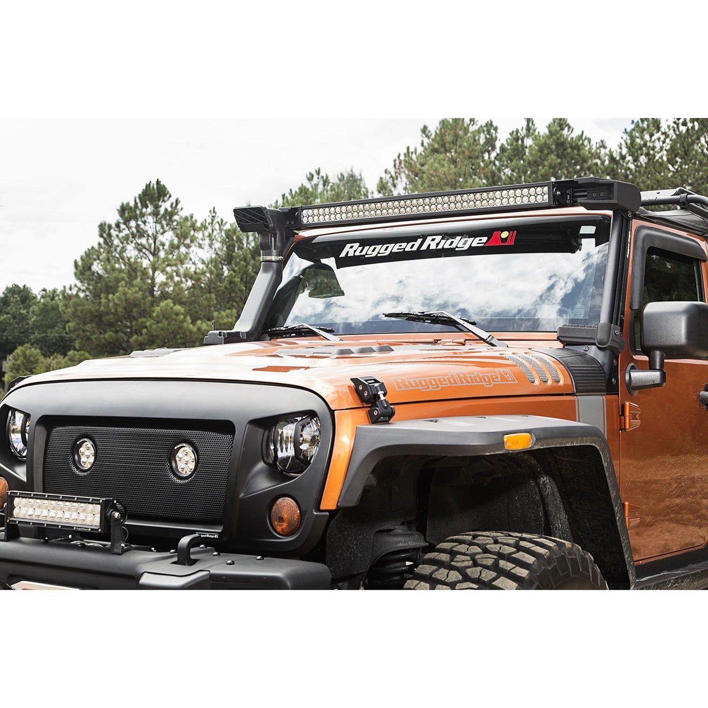 RUGGED RIDGE | 11232.5 | Elite, Fastctrack Windshield Light Bar; 07-18 Jk