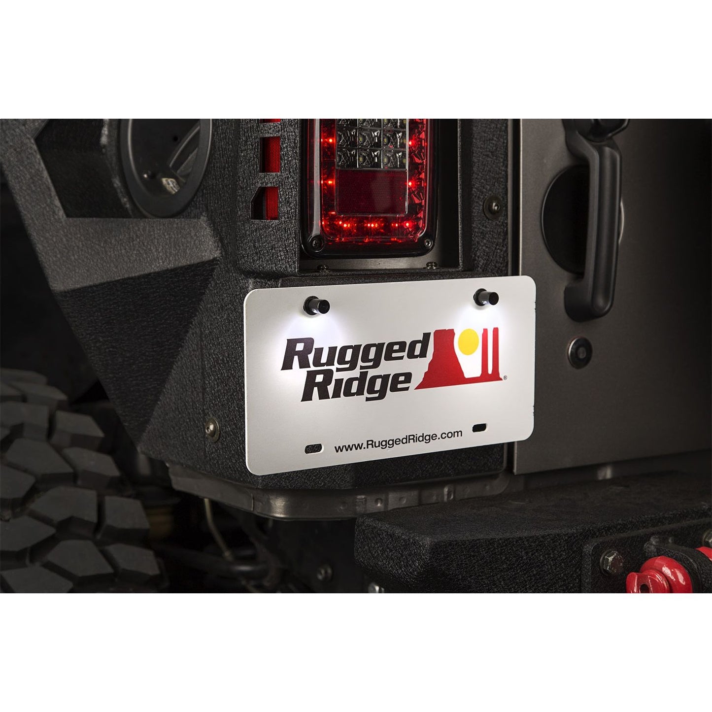 RUGGED RIDGE | 11233.1 | Bolts, Led License Plate