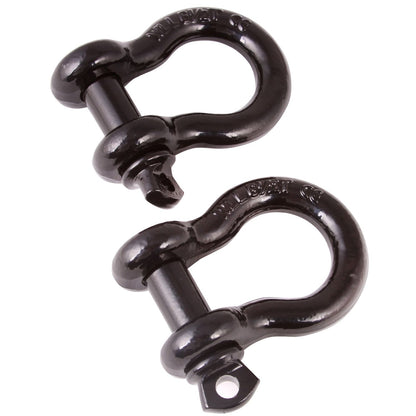 RUGGED RIDGE | 11235.04 | D-Shackle 3/4 Inch Black Pair