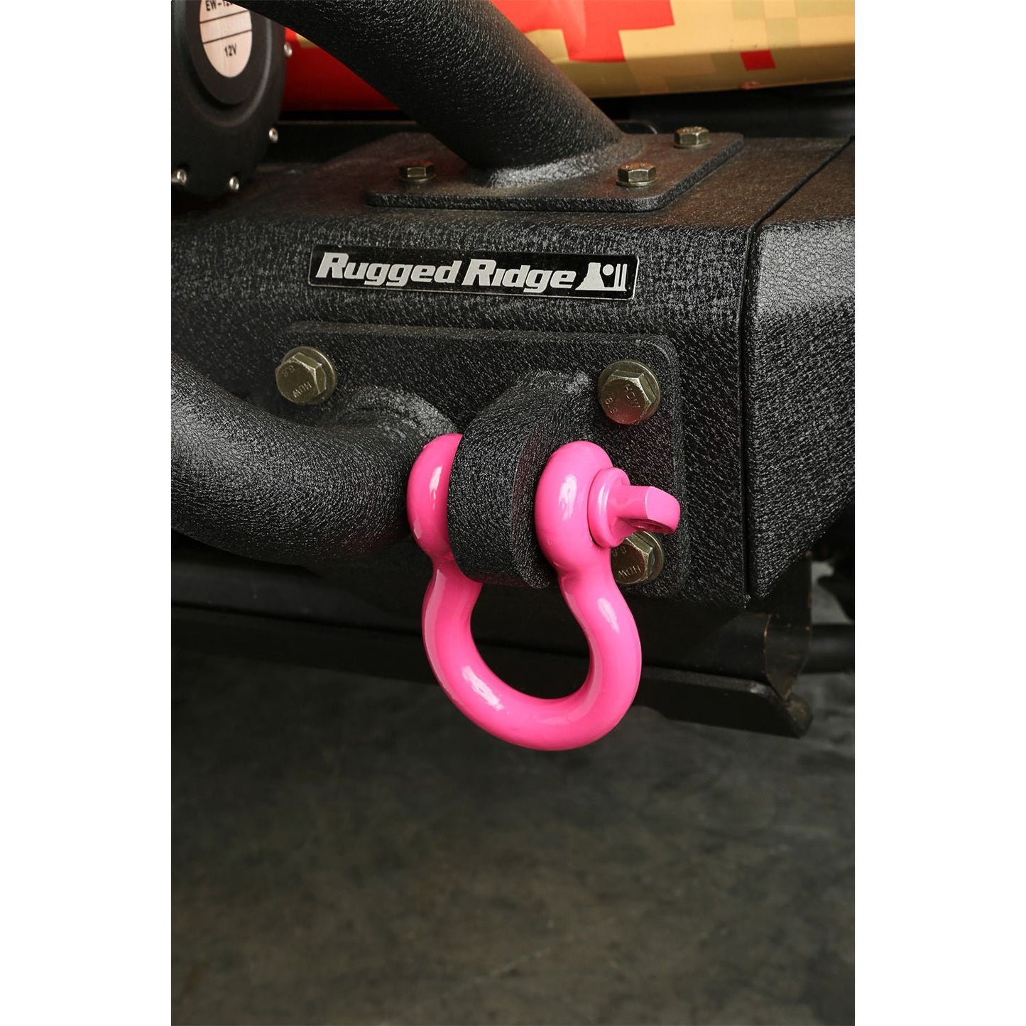 RUGGED RIDGE | 11235.09 | D-Ring Shackles, 3/4-Inch, Pink, Steel, Pair
