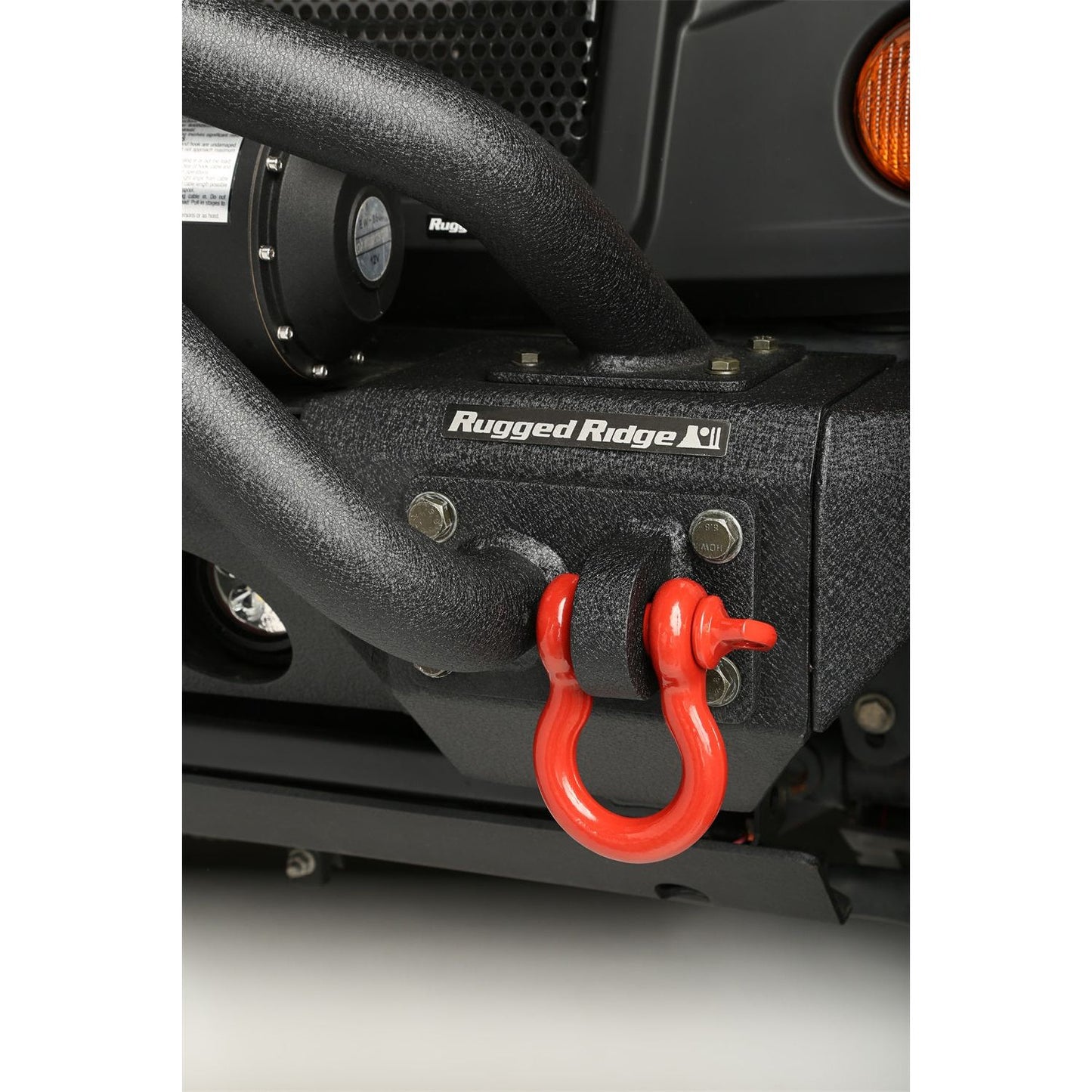 RUGGED RIDGE | 11235.13 | D-Ring Shackles, 7/8-Inch, Red, Steel, Pair