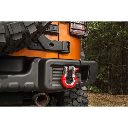 RUGGED RIDGE | 11235.41 | D-Ring Isolator Kit, Red Pair, 7/8-Inch