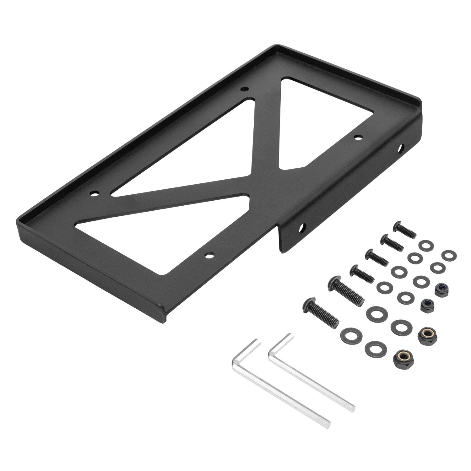 RUGGED RIDGE | 11238.15 | License Plate Holder, Rear Bumper; Universal ...