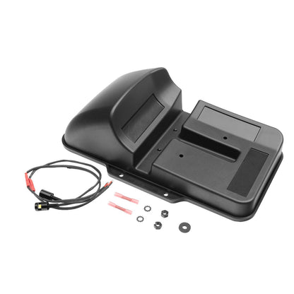 RUGGED RIDGE | 11238.16 | 18-C Wrangler(Jl)  Black License Plate Relocation Rear