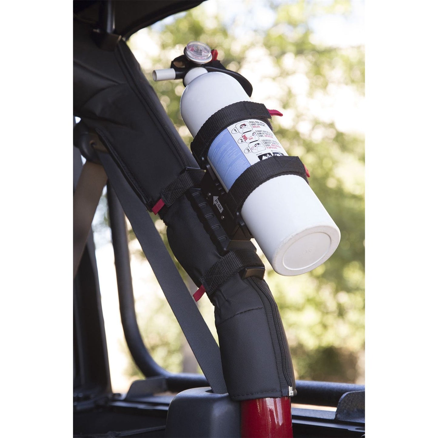 RUGGED RIDGE | 11238.4 | Rugged Ridge Elite Fire Extinguisher Holder; 76-19 Jeep Cj/Wrangler/Gladiator