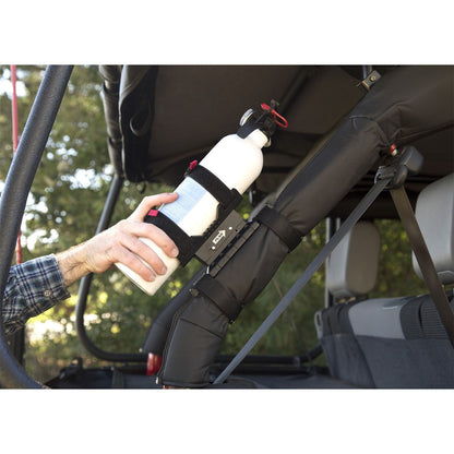 RUGGED RIDGE | 11238.4 | Rugged Ridge Elite Fire Extinguisher Holder; 76-19 Jeep Cj/Wrangler/Gladiator
