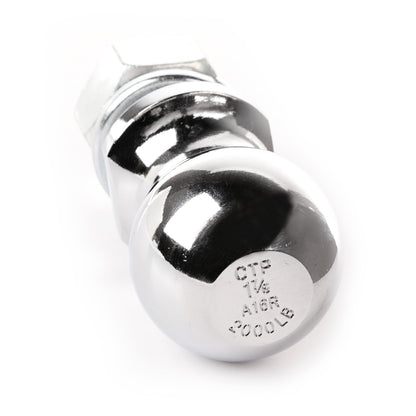 RUGGED RIDGE | 11305.04 | 1-7/8" Trailer Hitch Ball, 1" Dia. Shank, Chrome