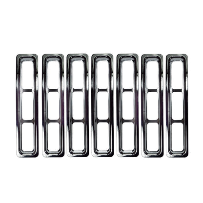 RUGGED RIDGE | 11306.02 | Grille Inserts, Chrome Trim, 97-06 Jeep Wrangler/Unlimited