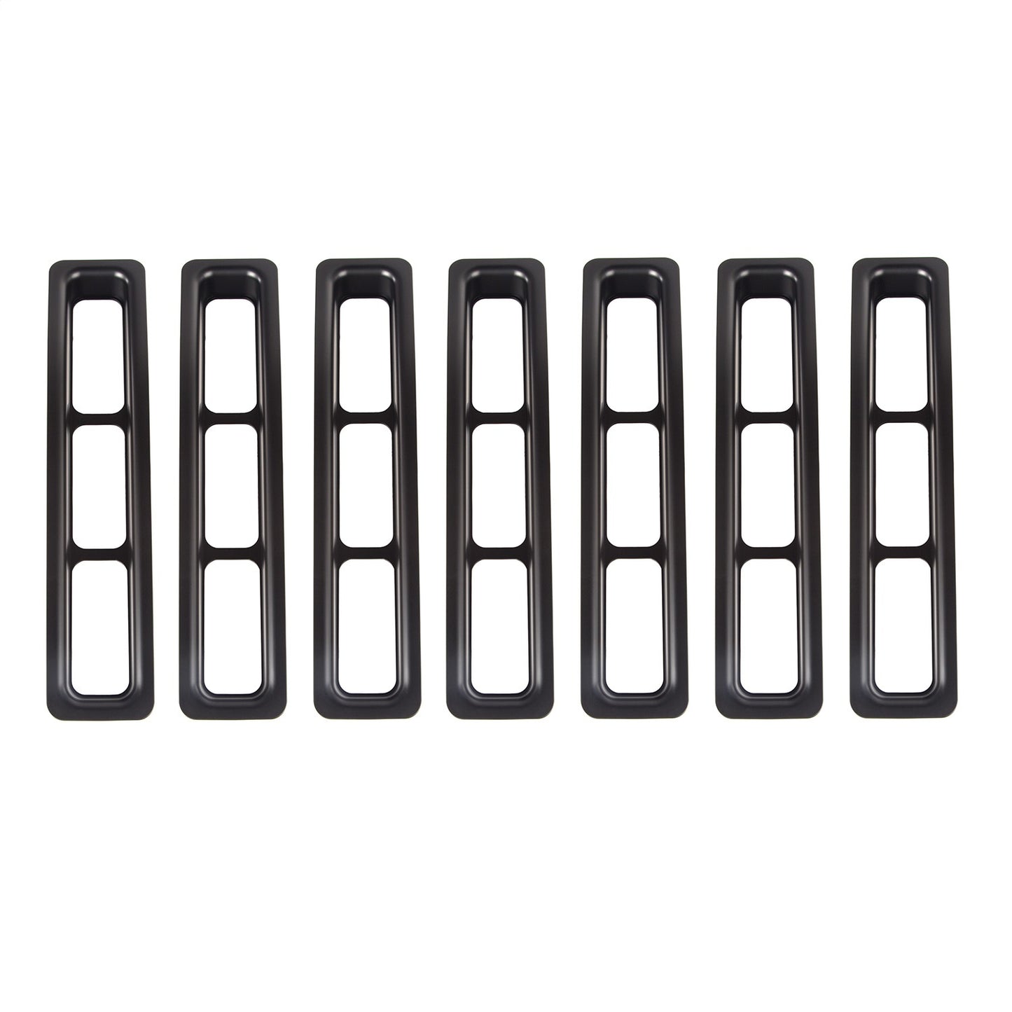 RUGGED RIDGE | 11306.03 | Grille Inserts, Black Trim, 97-06 Jeep Wrangler/Unlimited