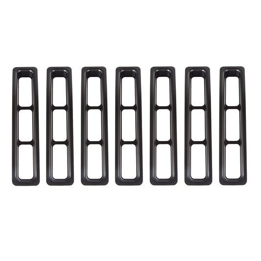 RUGGED RIDGE | 11306.03 | Grille Inserts, Black Trim, 97-06 Jeep Wrangler/Unlimited