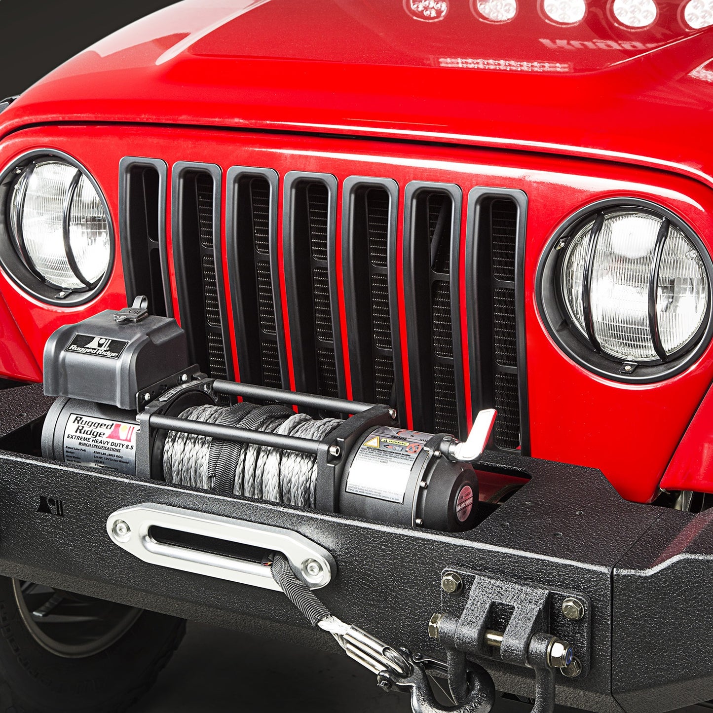 RUGGED RIDGE | 11306.03 | Grille Inserts, Black Trim, 97-06 Jeep Wrangler/Unlimited