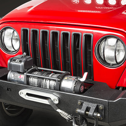 RUGGED RIDGE | 11306.03 | Grille Inserts, Black Trim, 97-06 Jeep Wrangler/Unlimited