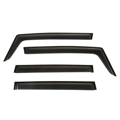 RUGGED RIDGE | 11349.15 | Window Visor, 4-Pc Set, Black; 15-18 Renegade Bu
