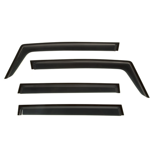 RUGGED RIDGE | 11349.15 | Window Visor, 4-Pc Set, Black; 15-18 Renegade Bu
