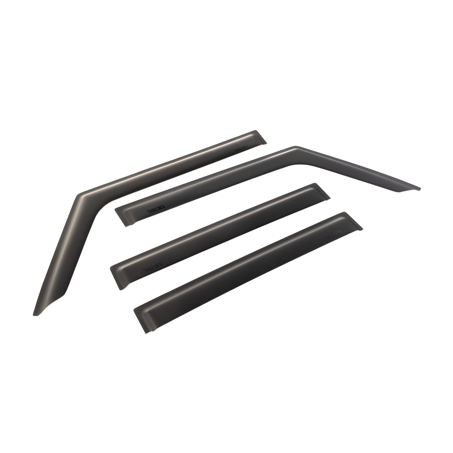 RUGGED RIDGE | 11349.17 | Window Visors, Matte Black; 18-19 Jeep Wrangler/Gladiator