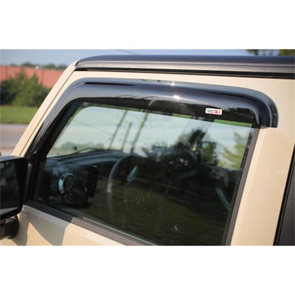 RUGGED RIDGE | 11351.11 | Window Rain Deflectors, 07-16 Jeep Wrangler(Jk)