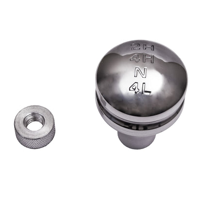 RUGGED RIDGE | 11420.24 | Billet Transfer Case Knob, 87-95 Wrangler, 2H-4H-N-4L Pattern
