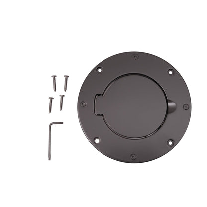 RUGGED RIDGE | 11425.02 | Billet Style Gas Cover, Black, 97-06 Wrangler