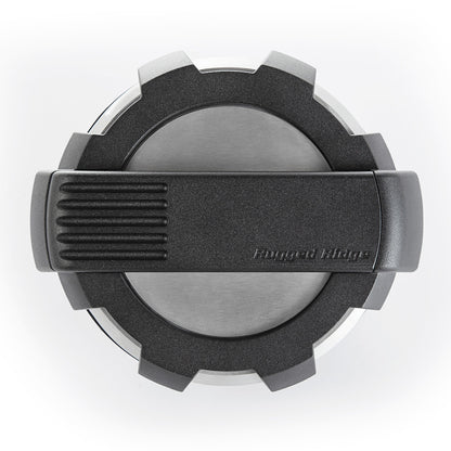 RUGGED RIDGE | 11425.1 | Elite Fuel Door, Non-Lock, Brushed Alum.; 07-17 Jk