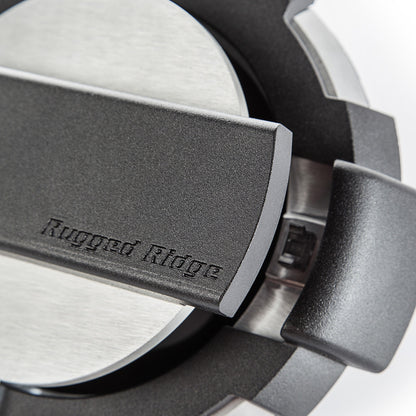 RUGGED RIDGE | 11425.1 | Elite Fuel Door, Non-Lock, Brushed Alum.; 07-17 Jk